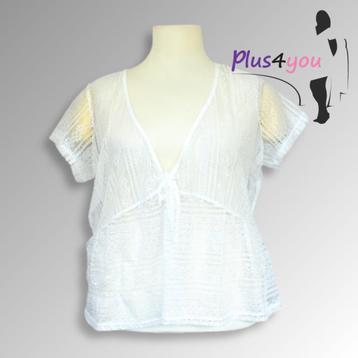 30397 Nieuw Witte tuniek M&S mt XXL  G18 beschikbaar voor biedingen