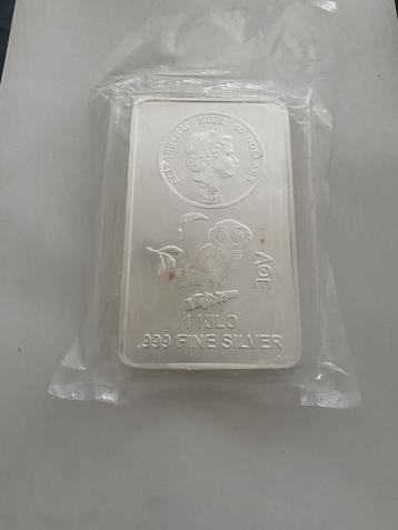 Asahi Niue 50 dollar 1kg 1000gr muntbaar zilverbaar zilver beschikbaar voor biedingen