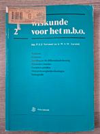 Wiskunde voor het m.b.o. - Vervoort & Aarnink, Boeken, Ophalen of Verzenden, Gelezen, MBO, P.J.J. Vervoort, W.A.M. Aarnink