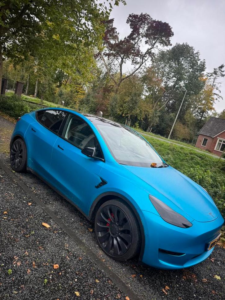 Tesla Model Y 2022 Performance 550pk AWD, Trekhaak, Berlin, Auto's, Tesla, Particulier, Model Y, Elektrisch, SUV of Terreinwagen