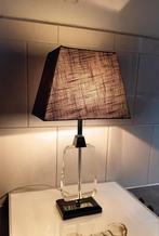 Lexington hoge kristal en zwarte tafellamp, Ophalen, Zo goed als nieuw, Minder dan 50 cm