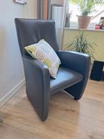 2 LEOLUX  leren  stoelen, Huis en Inrichting, Fauteuils, Ophalen, Zo goed als nieuw, 75 tot 100 cm