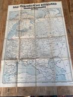 Das Europäisches Russland landkaart poster, Verzamelen, Militaria | Tweede Wereldoorlog, Ophalen of Verzenden