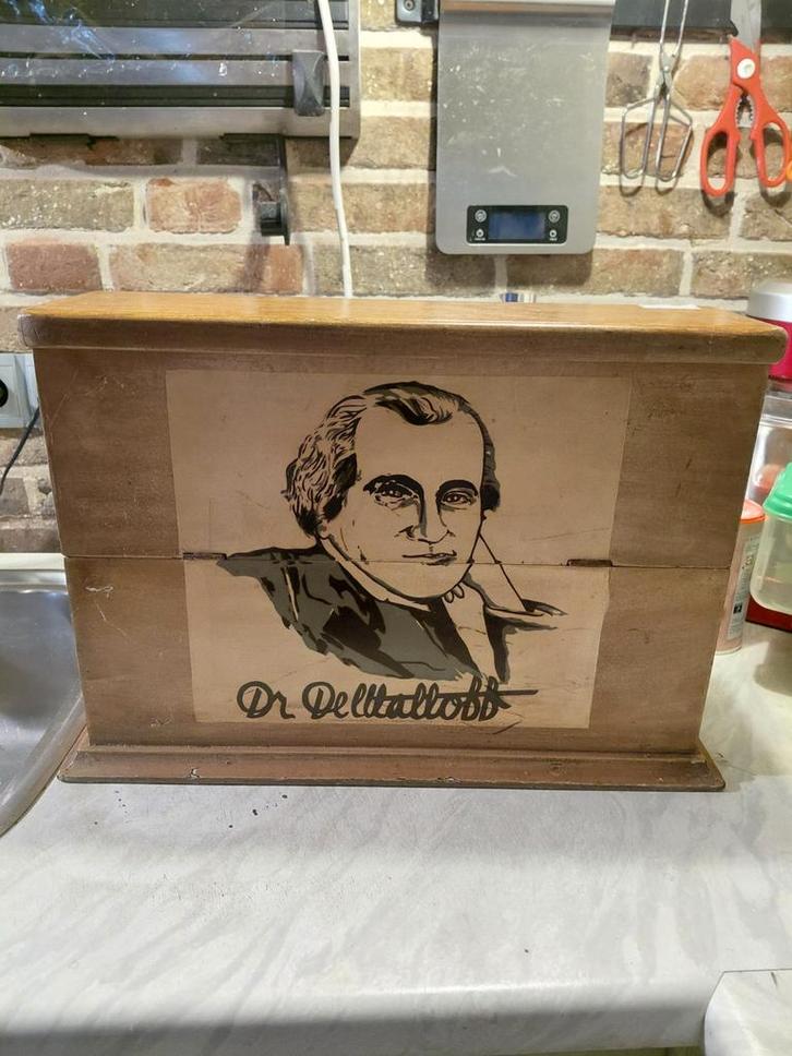 Vintage Dr. De Waltoff's Beautifiers Box, Huis en Inrichting, Barren, Gebruikt, Ophalen of Verzenden