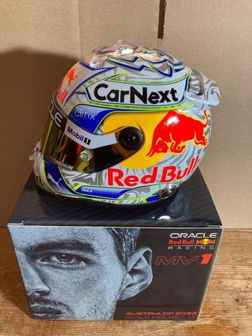 ✅ Max Verstappen 1:2 helm Austria GP 2022 Red Bull Racing  beschikbaar voor biedingen