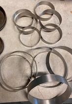 Taartringen 2 maten en ovale slof ringen, Ophalen of Verzenden, Zo goed als nieuw, Taarten, Bakvorm