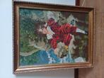 Geborduurd schilderij, Ophalen, Minder dan 50 cm, 50 tot 75 cm, Zo goed als nieuw