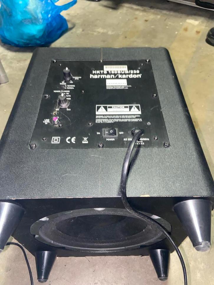 Harman Kardon HKTS 160SUB/230 Subwoofer, Audio, Tv en Foto, Luidsprekers, Gebruikt, Subwoofer, 120 watt of meer, Overige merken
