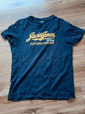 3 t-shirt JACK JONES denim T-shirt 3 stuks blauw mooie staat beschikbaar voor biedingen