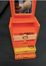Vintage Jewellery Box - Kitch 1970's Orange Design. Vanity, Antiek en Kunst, Ophalen of Verzenden