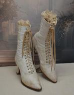 Oude Victoriaanse Laarsjes. "Uit Aletta's tijd", Antiek en Kunst, Antiek | Kleding en Accessoires, Ophalen of Verzenden