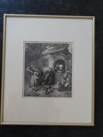 Steendruk Blinde vioolspeler bij huisje, Isaac van Ostade, Antiek en Kunst, Verzenden