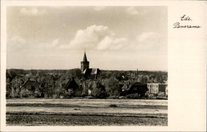Ede Panorama st 1936 uitg P.Sibbles, Verzamelen, Ansichtkaarten | Nederland, Ongelopen, Gelderland, 1920 tot 1940, Verzenden