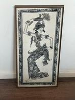 Vintage Schilderij van Balinese Danseres, Ophalen of Verzenden