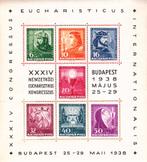 HONGARIJE BLOKJE BUDAPEST 25 - 29 1938, Postzegels en Munten, Ophalen of Verzenden, Overige landen