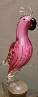 Papegaai kunst object sculptuur glaskunst murano italië, Ophalen of Verzenden