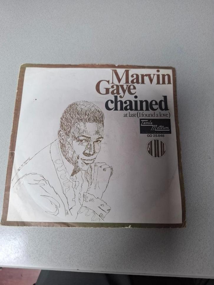Marvin Gaye/ Chained 1968 holland, Cd's en Dvd's, Vinyl Singles, Gebruikt, Single, R&B en Soul, 7 inch, Ophalen of Verzenden
