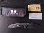 WE Knife Archezoic zakmes Shredded Carbon, Caravans en Kamperen, Ophalen of Verzenden, Zo goed als nieuw