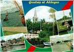 Ansichtkaart "Groetnis út Aldegea", Oudega, kerk, watersport, Verzamelen, Ansichtkaarten | Nederland, Ophalen of Verzenden, 1980 tot heden