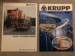 2x Krupp kranen folder, Overige merken, Gelijkstroom of Wisselstroom, Zo goed als nieuw, Boek, Tijdschrift of Catalogus