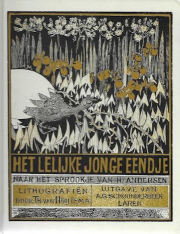 Het lelijke jonge eendje - lithografiën van Hoijtema beschikbaar voor biedingen