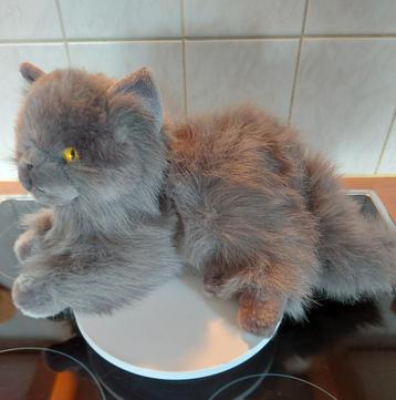 Levensechte Knuffel Kat (Nieuwstaat!) beschikbaar voor biedingen