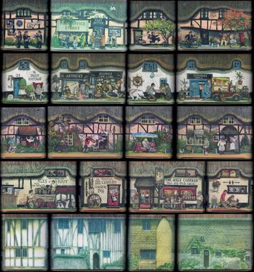 Vintage Engelse Cottage blikken beschikbaar voor biedingen