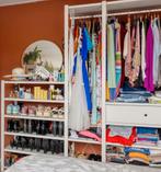 Open kledingkast wit - in prijs verlaagd - afhalen 11 jan., Huis en Inrichting, Kasten | Kledingkasten, Ophalen, Gebruikt, 200 cm of meer