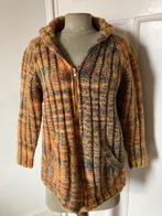 Mooi hand gebreid vest, Geel, Maat 42/44 (L), Ophalen of Verzenden, Zo goed als nieuw