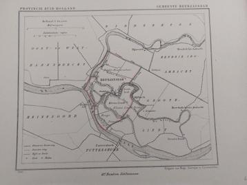 61 / Litho van J. Kuyper uit 1867 van Heerjansdam ZH beschikbaar voor biedingen