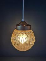 Vintage Hanglamp Kristalglas, Ophalen of Verzenden, Zo goed als nieuw, Minder dan 50 cm