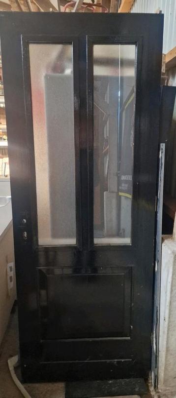 Meranti hardhouten buiten/ schuur deur tbv 3 puntssluiting beschikbaar voor biedingen