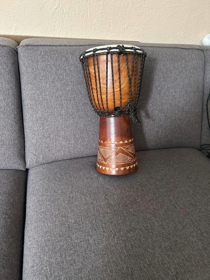 Djembe Trommel - Afrikaanse Percussie, Muziek en Instrumenten, Drumstellen en Slagwerk, Gebruikt, Overige merken, Ophalen