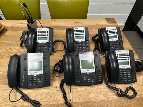 7x Aastra VOIP, 2x Head Set, 1x Grandstream Handset, Telecommunicatie, Datacommunicatie en VoIP, Gebruikt, Telefoon, Ophalen of Verzenden