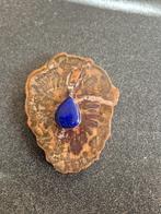 Zilveren Lapis Lazuli hanger, Ophalen, Overige voorstellingen, Blauw, Zo goed als nieuw