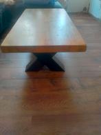Te koop mooie eiken salontafel, 100 tot 150 cm, Zo goed als nieuw, Minder dan 50 cm, Rechthoekig