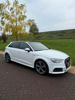 Audi A3 1.5 Tfsi 150pk CoD Ultra S Tronic 2017 Wit, Auto's, 1498 cc, 4 cilinders, Leder en Stof, Wit