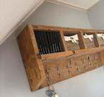 Steigerhouten Kapstok met Mandjes - 109cm, Nieuw, Minder dan 100 cm, Hout, Ophalen