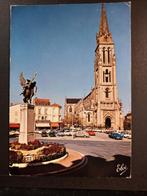 Frankrijk Bergerac plein met auto's, Verzamelen, Verzenden, 1960 tot 1980, Gelopen, Frankrijk