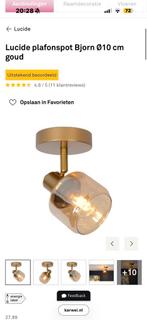 Zo Goed Als Nieuwe Wandlamp/Plafondspot, Huis en Inrichting, Lampen | Plafondlampen, Ophalen, Zo goed als nieuw, Glas