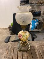 Vintage Lamp met Bloemmotief, Ophalen, Gebruikt, Glas, 100 tot 150 cm