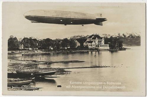 JV69B Friedriechshafen Luchtschip Graf Zeppelin 1930, Verzamelen, Ansichtkaarten | Buitenland, Gelopen, Duitsland, 1920 tot 1940