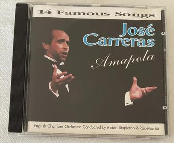 CD Jose Carreras Amapola 14 Famous Songs 1991 beschikbaar voor biedingen