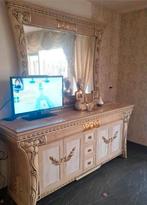 barok dressoir compleet met spiegel en lades, Huis en Inrichting, Ophalen, 150 tot 200 cm, Zo goed als nieuw, Goud barok