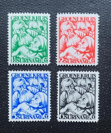 Suriname NVPH 141-144 Groene Kruis Postfris