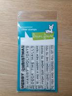 LawnFawn - Simply Winter Sentiments, Hobby en Vrije tijd, Ophalen of Verzenden, Clearstamp