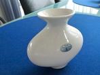 Witte Vaas Flora Keramiek Hardenberg, met stickers. 1970 /80, Antiek en Kunst, Ophalen of Verzenden
