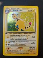 Ampharos 1st edition HOLO. Neo Revelation. Tcg collect rare, Ophalen of Verzenden, Zo goed als nieuw, Losse kaart, Foil