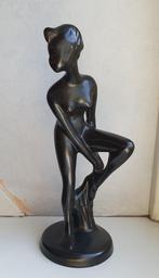 Sculptuur zwart plateel, Verzenden