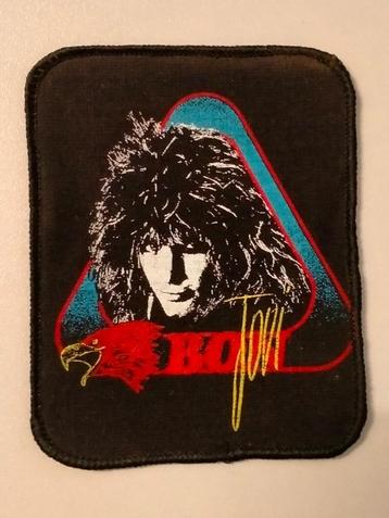 Jon Bon Jovi vintage rare rock pop muziek patch embleem  beschikbaar voor biedingen